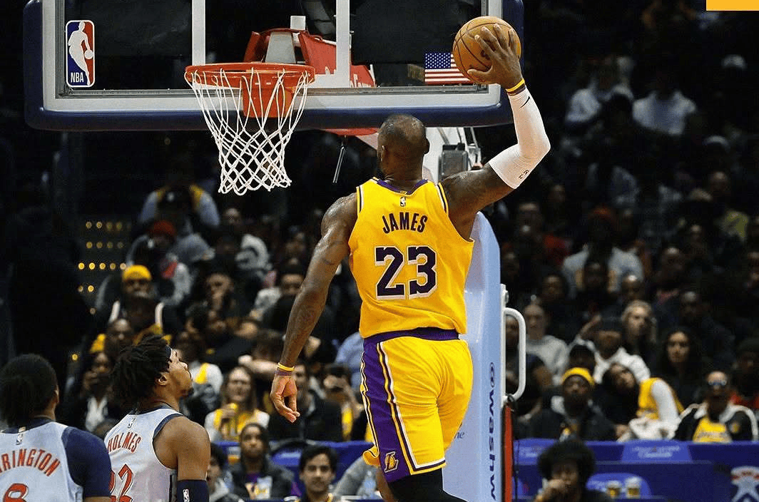 湖人再胜奇才，詹姆斯火箭得分